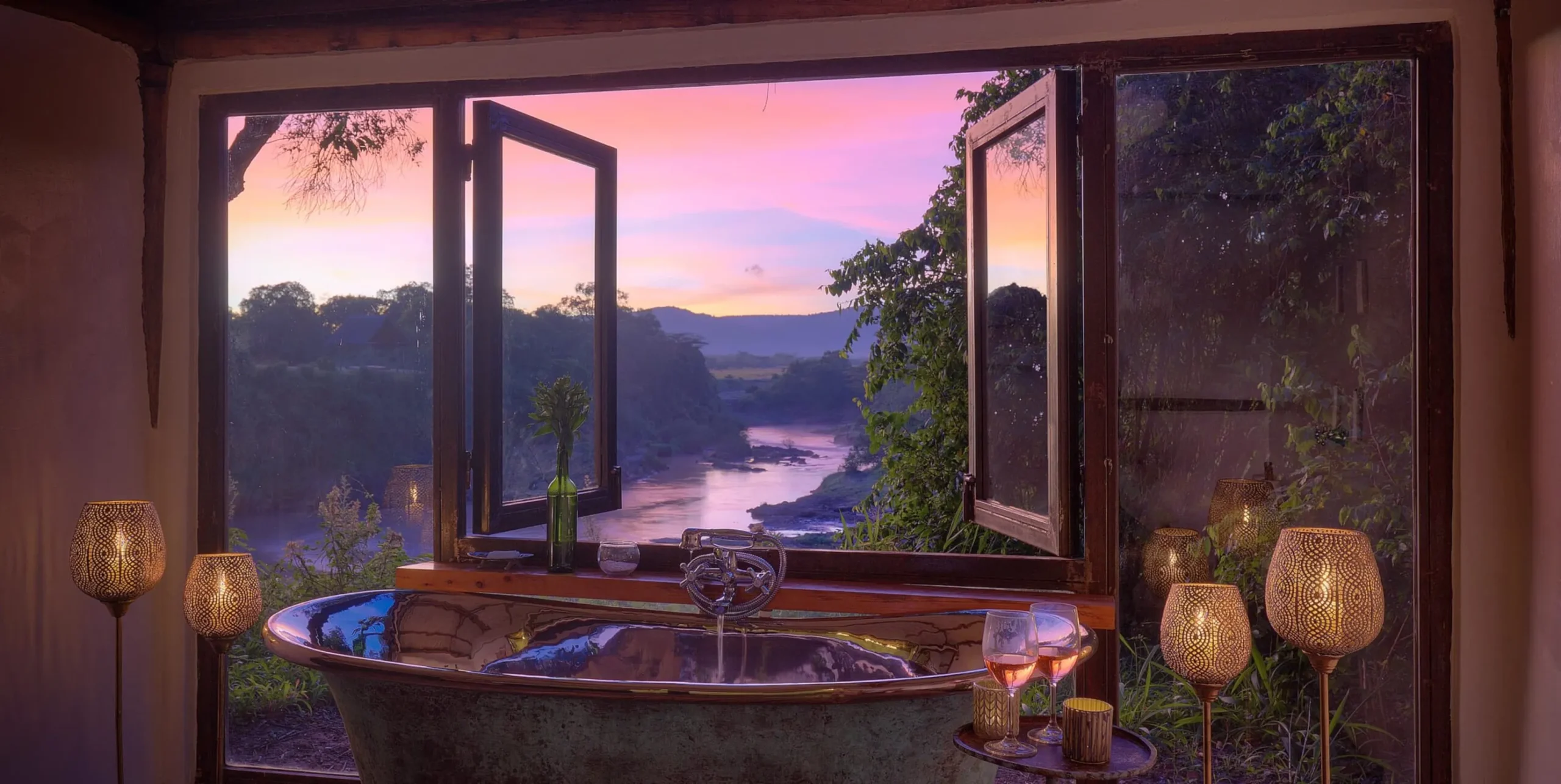 house in the wild bathroom in the mara